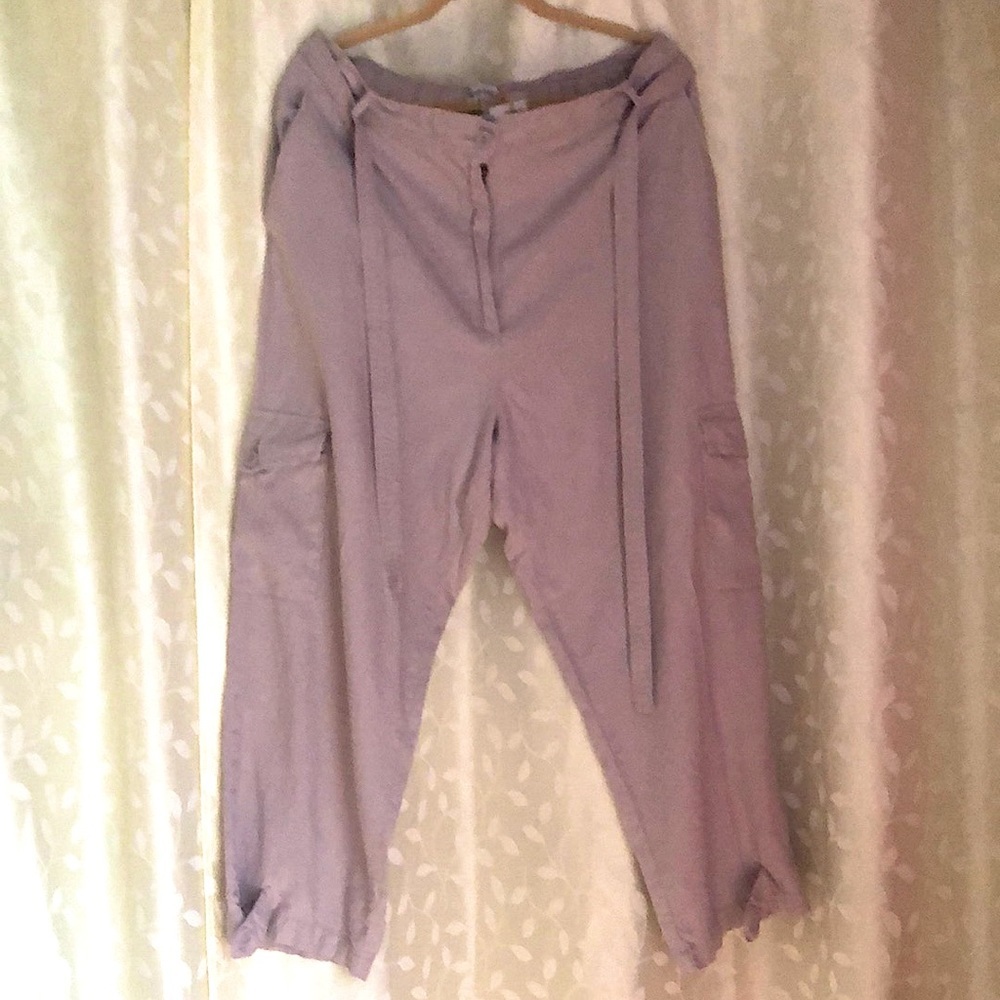 Pantalon SukoJeans style paperkraft, lilas taille 12
